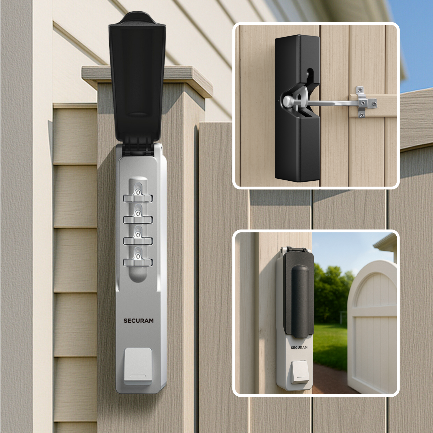 SECURAM Mechanical Gate Lock