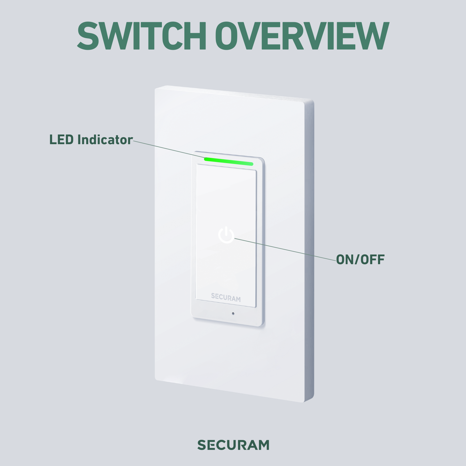 SECURAM Wi-Fi Smart Switch