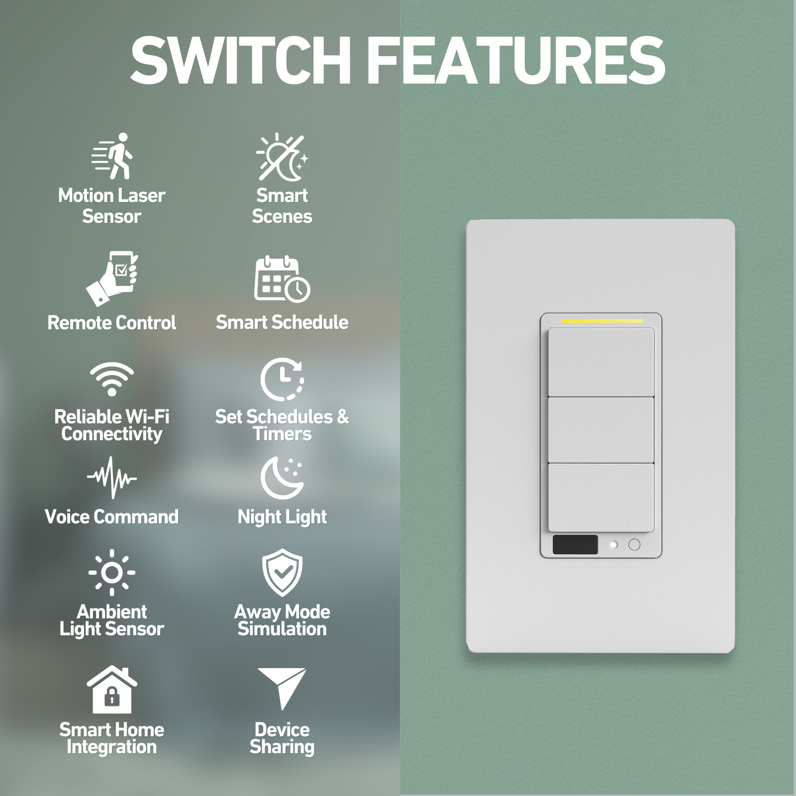 SECURAM Wi-Fi Security Switch