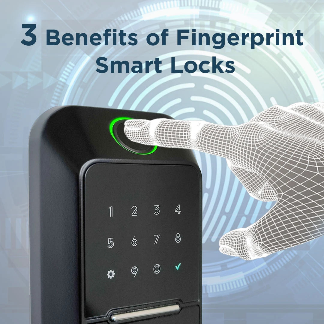 SECURAM EOS - wifi fingerprint smart door lock