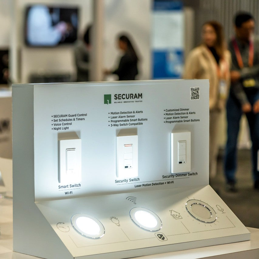 SECURAM Unveils Advanced Smart Wall Switches for Home Security at CES