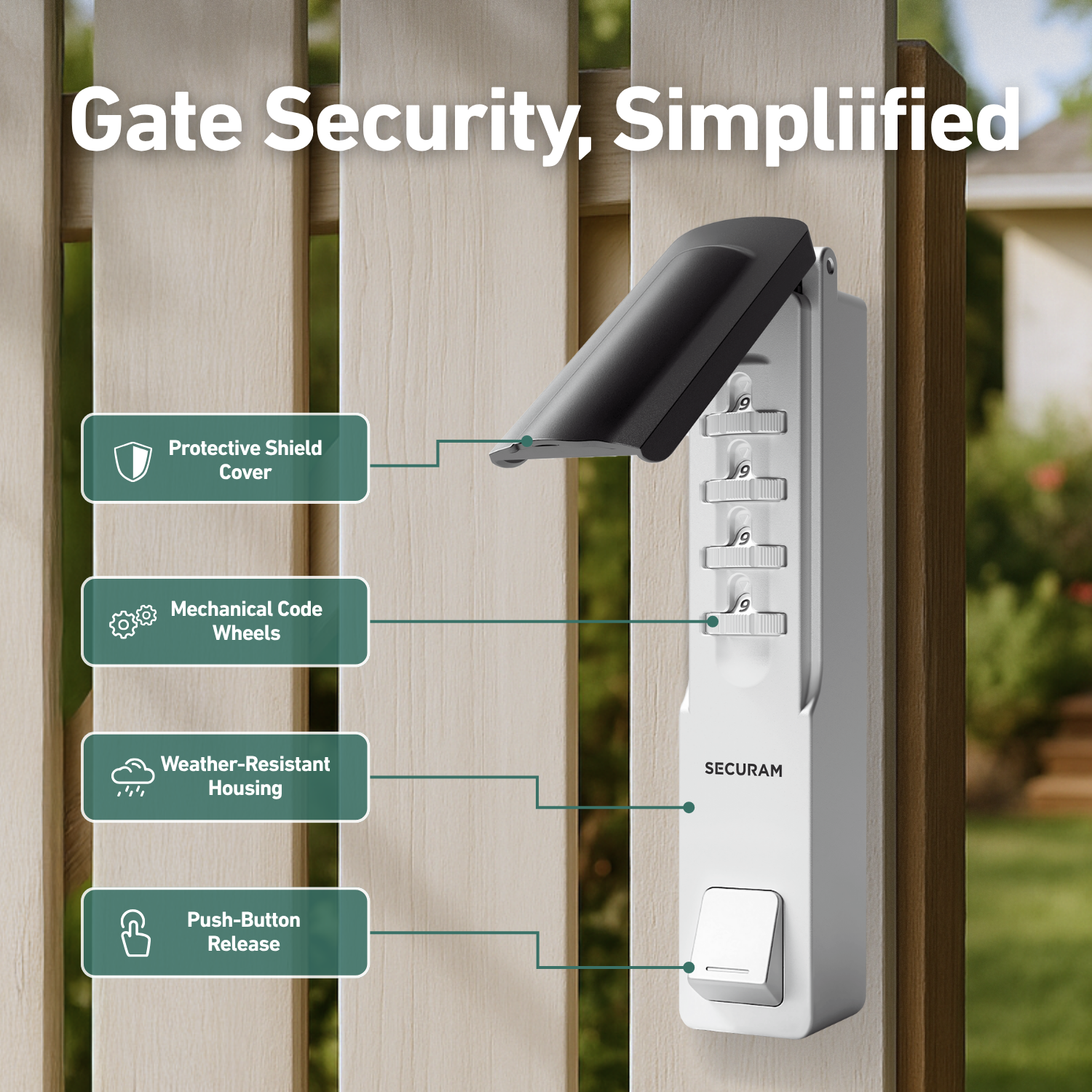 Securam Mechanical Gate Lock