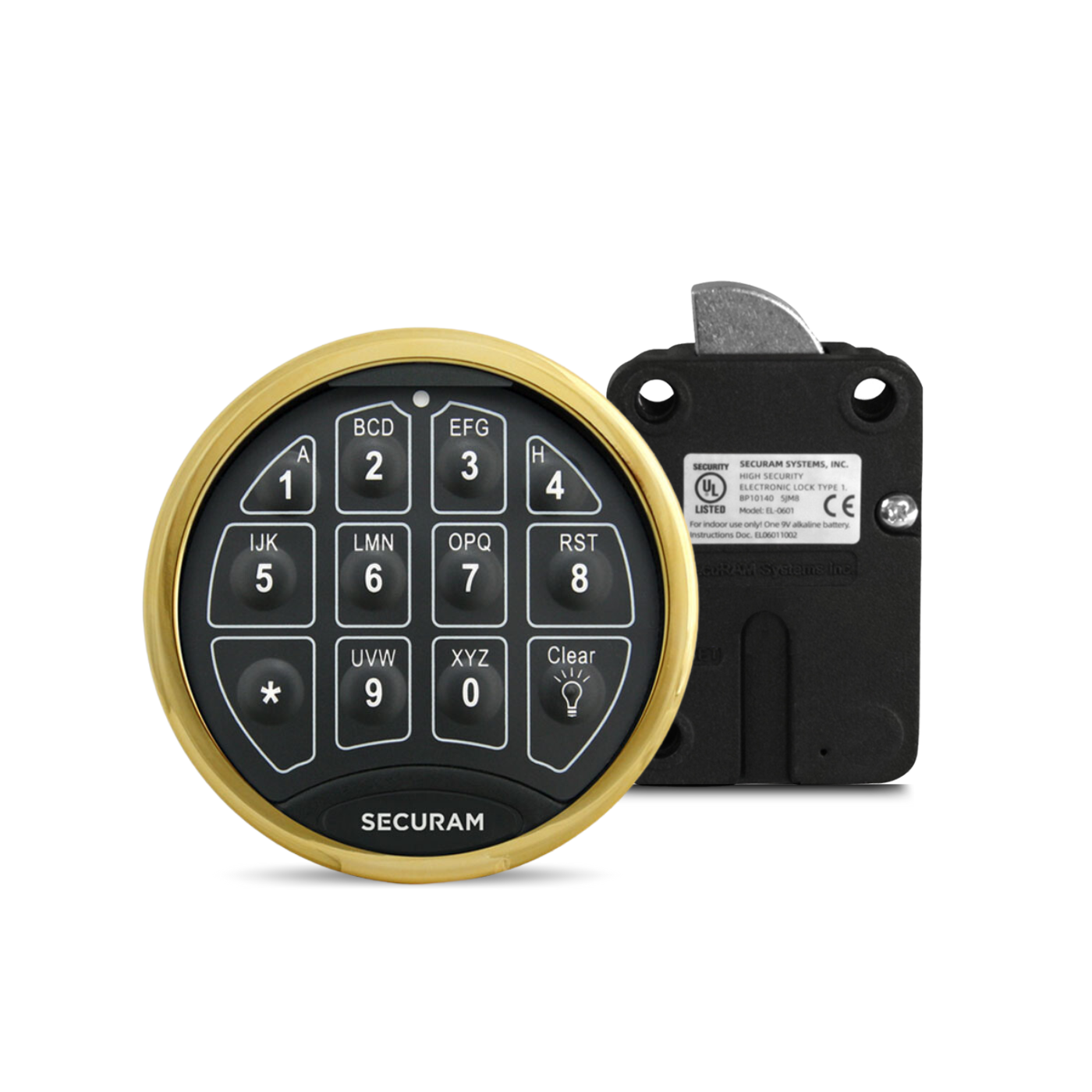 M-S Cash Drawer LOCK-KEY-SET-MR Manual Release Lock and Key Set